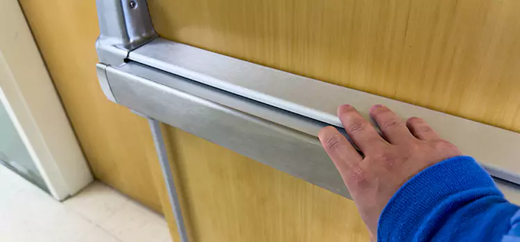 Installing a Push Bar on a Door Westlake